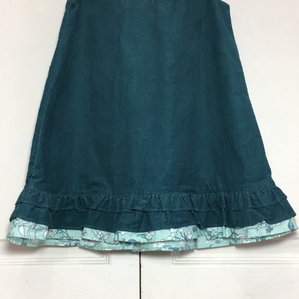 💚JANE AND JACK💚GREEN RUFFLE  DRESS - Picture 9 of 13